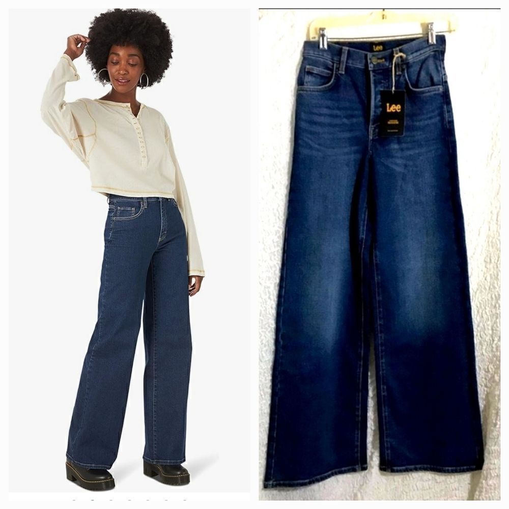 Lee High Rise A-Line Jeans Size 26